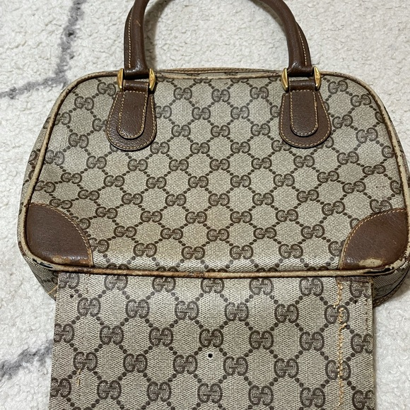 Gucci vintage zip around top handle bag - Picture 2 of 4